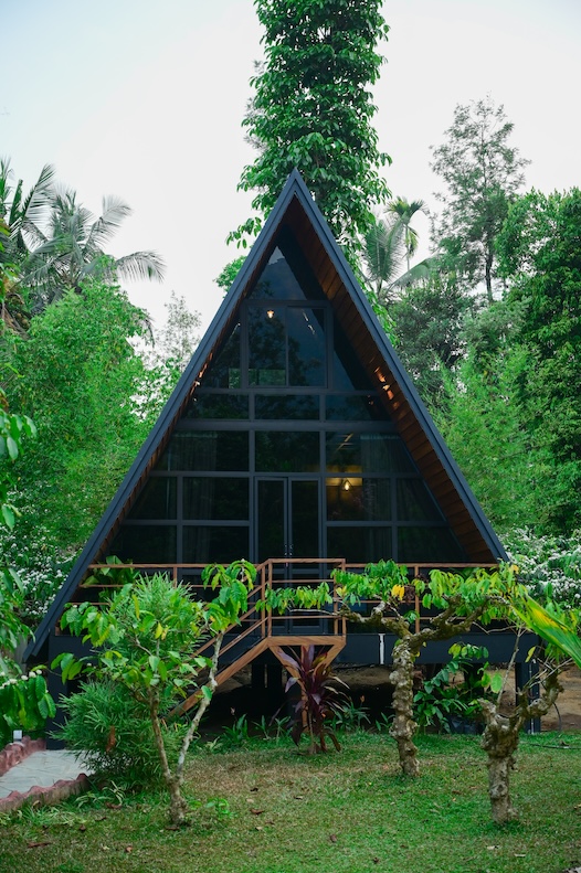 Cottage surrounded by coffee plantation at Cascara, Wayanad